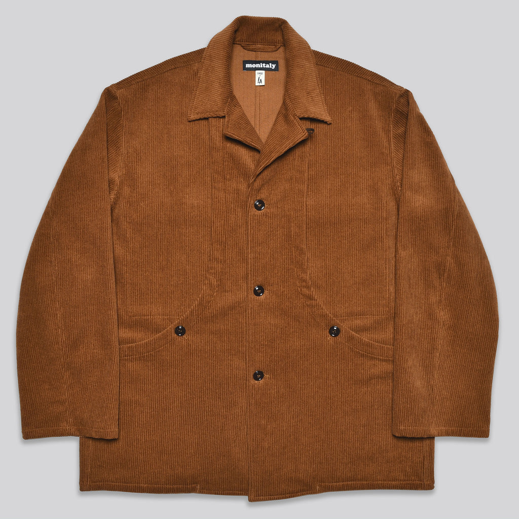 HARVESTER JACKET -CORDUROY 8-WALE CHESTNUT