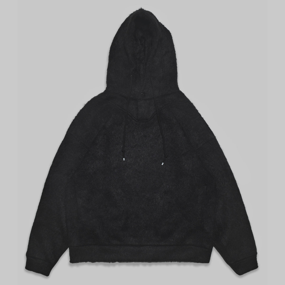 Shaggy Hoodie - Solid Black