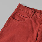 DROP CROTCH PAINTER PANTS - CONE BURNT ORANGE BULL DENIM
