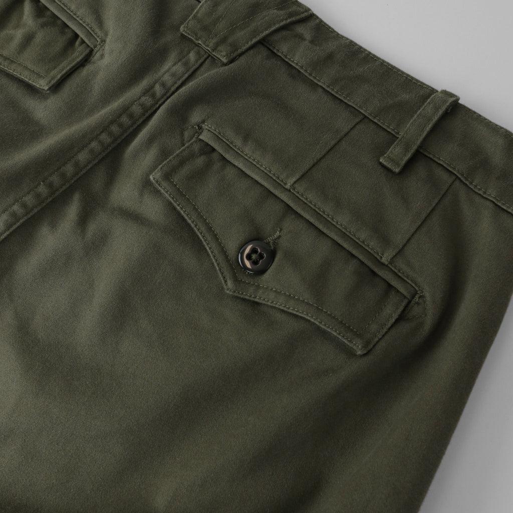 RIDING PANTS -VANCLOTH SATEEN OLIVE