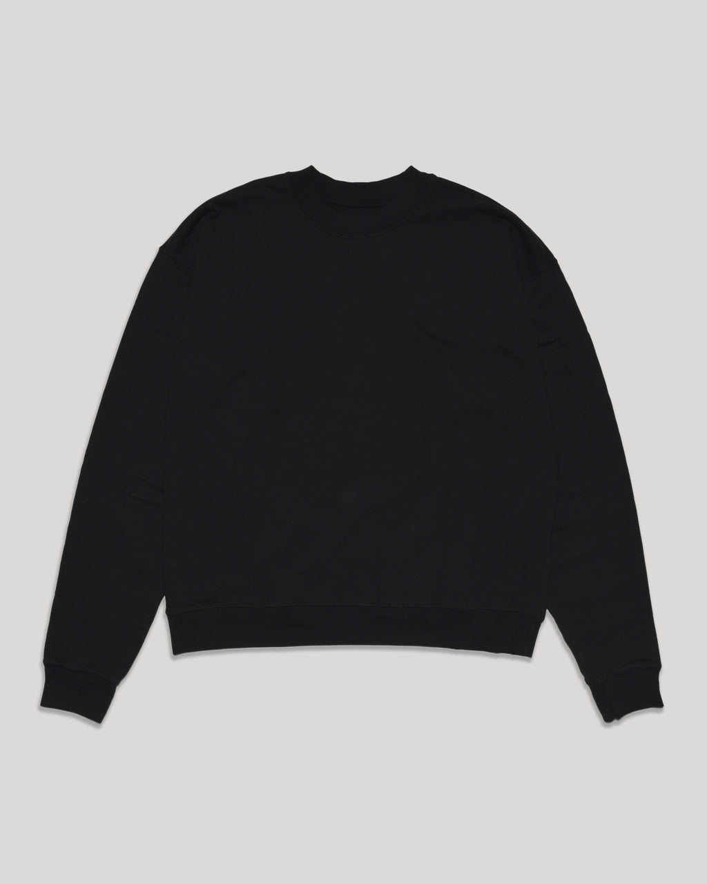 FRENCH TERRY CROPPED SWEAT SHIRT
