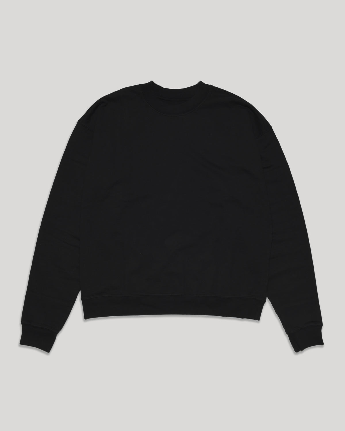 FRENCH TERRY CROPPED SWEAT SHIRT