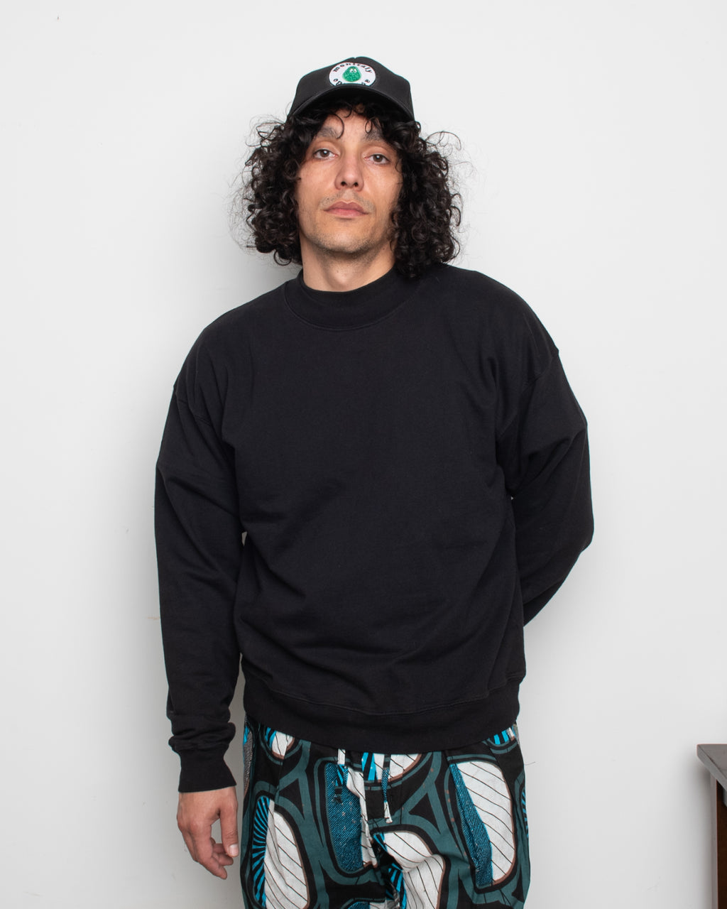 FRENCH TERRY CROPPED SWEAT SHIRT