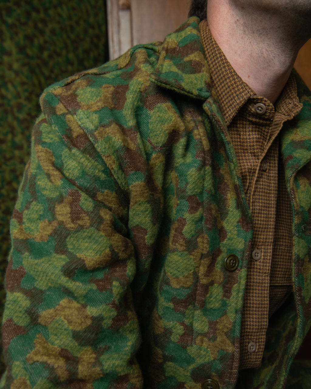 Italian Jail Jacket - Jacquard Camo