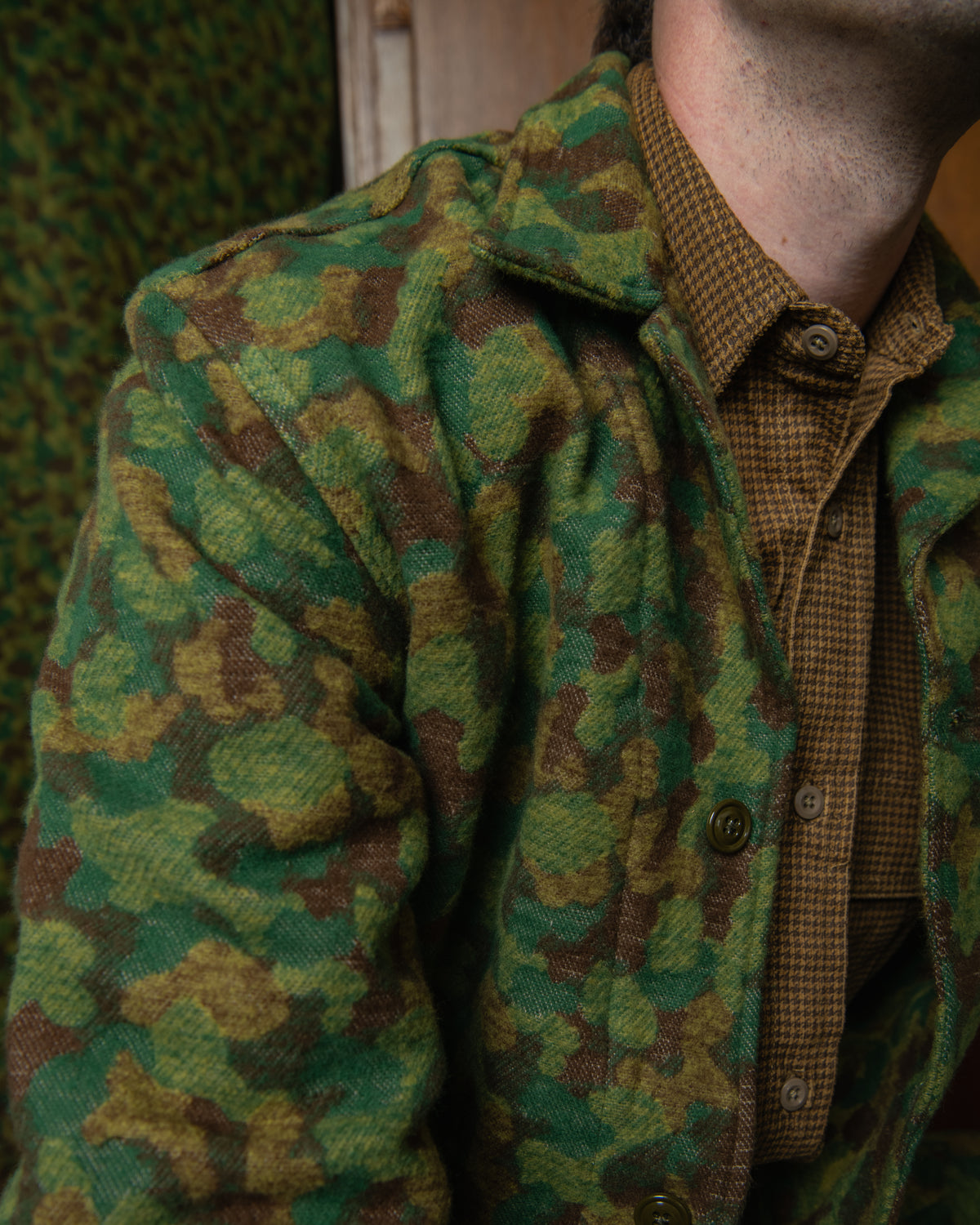 Italian Jail Jacket - Jacquard Camo