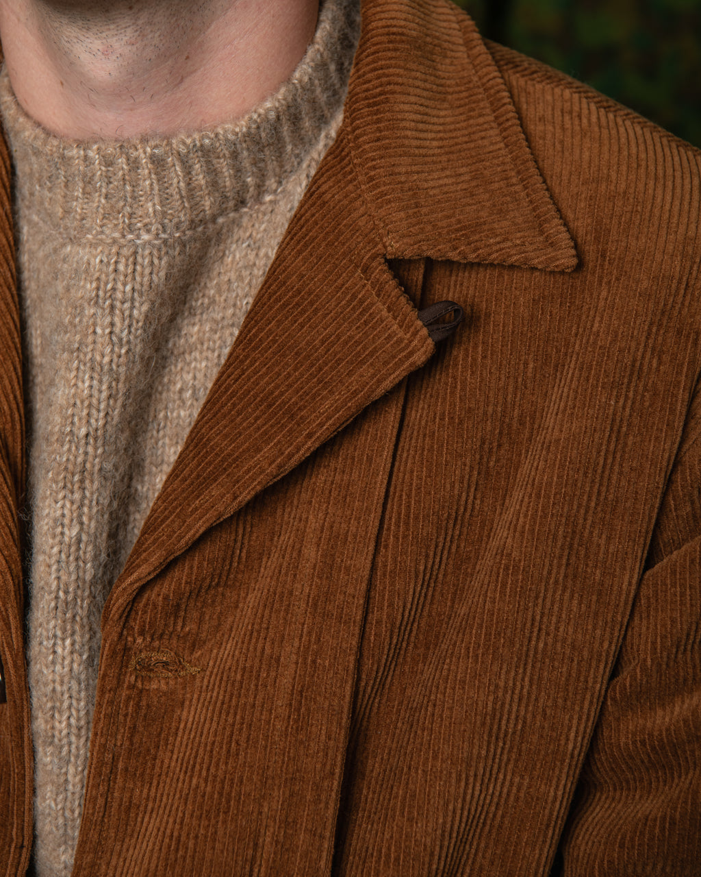 HARVESTER JACKET -CORDUROY 8-WALE CHESTNUT
