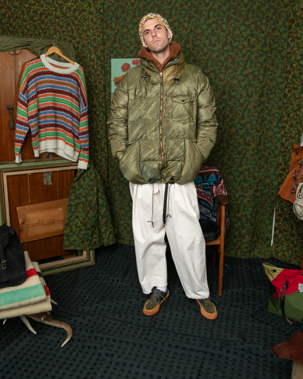 Ekusy Pants - Cotton Ripstop Natural