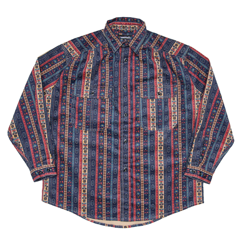 Giorgio Work Shirt- Flower Corduroy