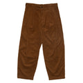 Double Pleat Easy Trouser - Corduroy 8 Wale Brown