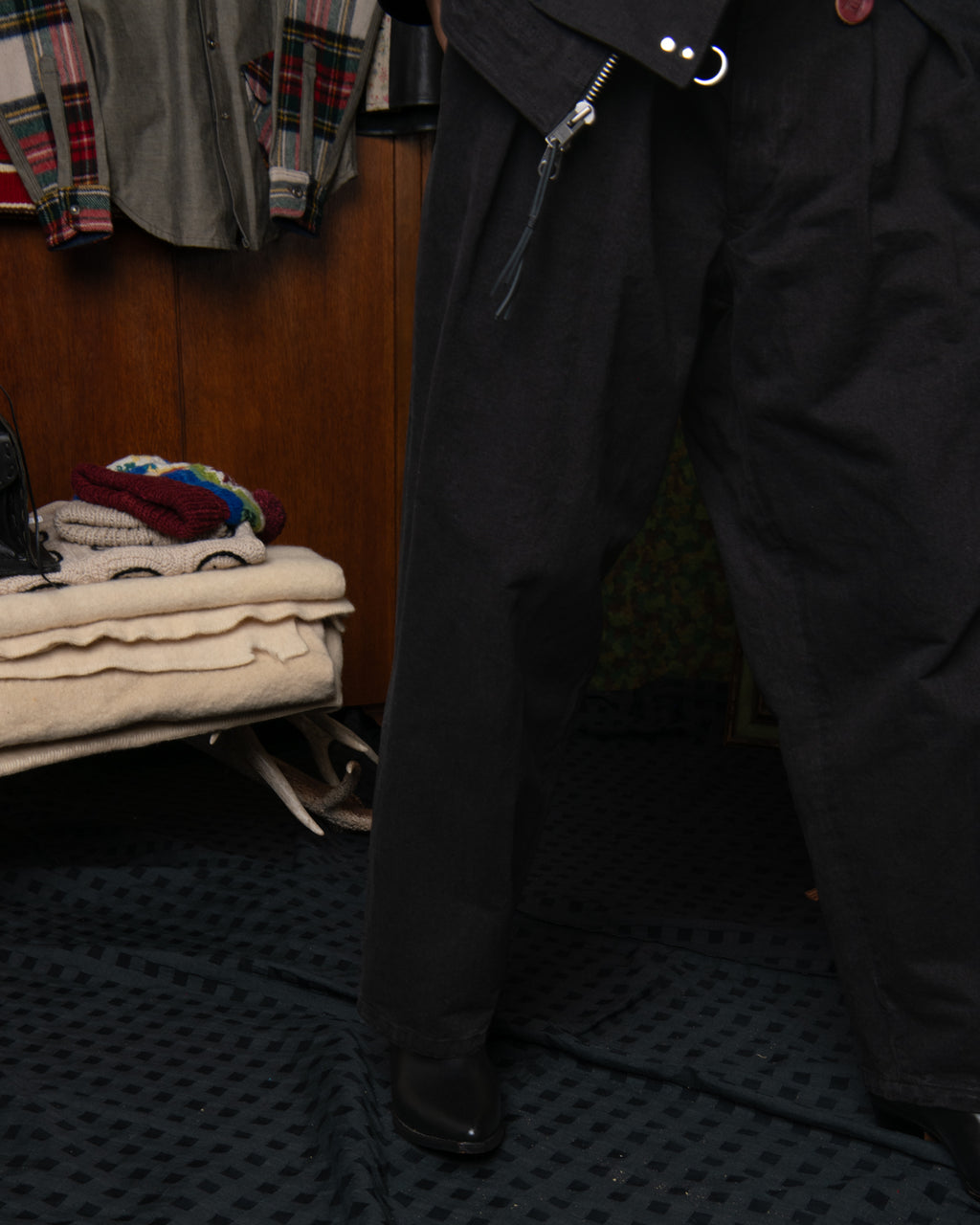 Ekusy Pants -Cotton Ripstop Black