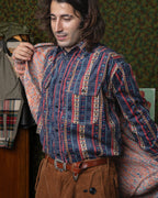 Giorgio Work Shirt- Flower Corduroy