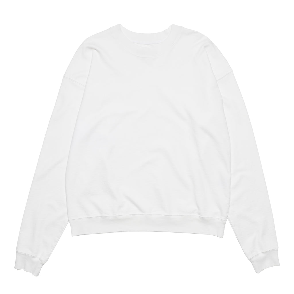 FRENCH TERRY CROPPED SWEAT SHIRT