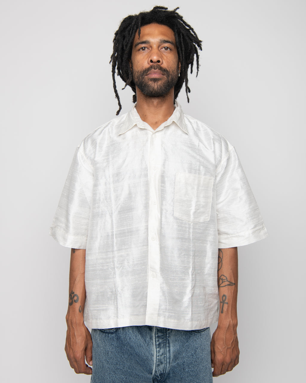Cropped Garson Shirt S/S