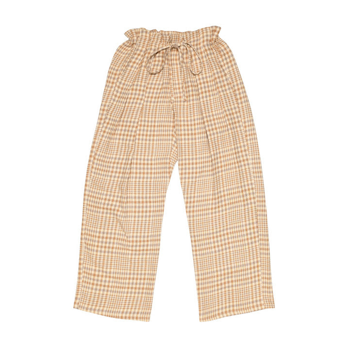 Wide Drop Crotch Pants - Nicole Plaid – Monitaly